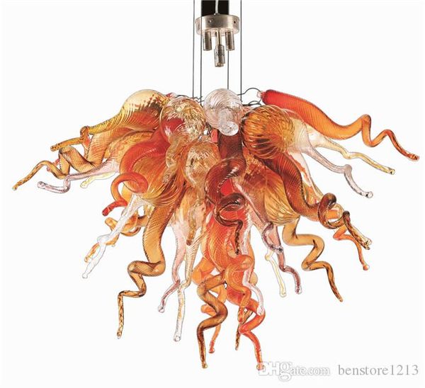 

amber hand blown glass chandelier modern flower shape crystal chandelier contemporary ceiling lights hand blown murano glass chandelier