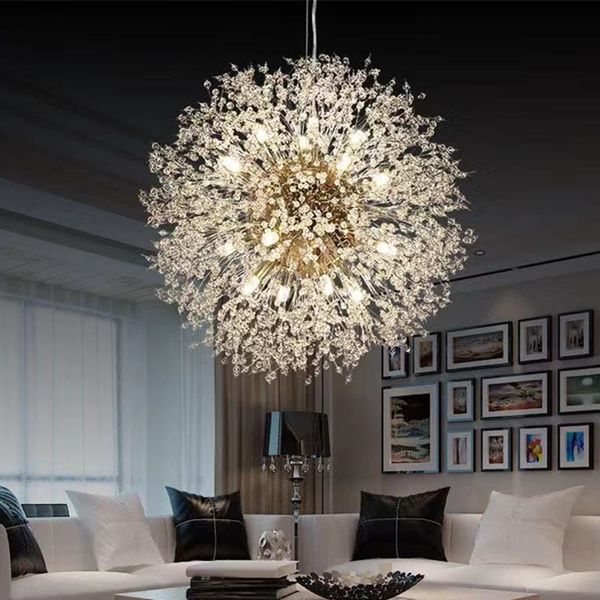 

modern crystal chandelier lighting cristal chandeliers lamp led pendant hanging light lustres de cristal lamp dining room living room light