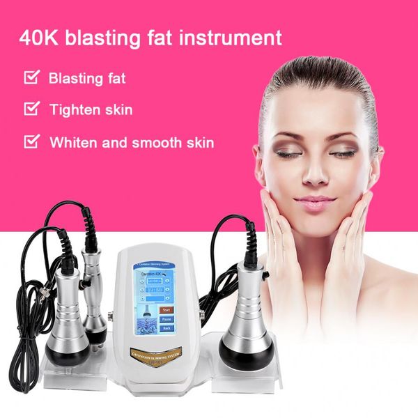 

new touch button control ultrasonic 40khz cavitation and multipolar rf face body beauty machine fat burner body weight lose