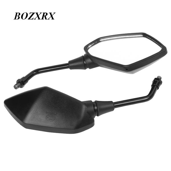 

bozxrx 2pc universal motorcycle mirror 10mm 8mm motocross atv off-road dirt pit bike motorbike side mirror moto rearview