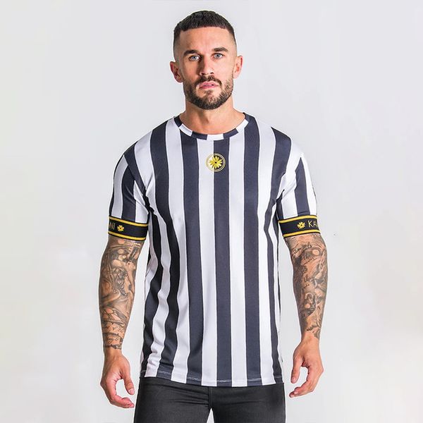 

casual men t-shirt stripe summer man tshirt fashion streetwear male t-shirts hip hop brand clothing mens tee t shirt men m-2xl, White;black