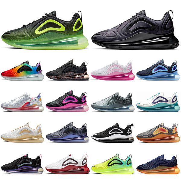 

2020 running shoes black white pride be true volt cushion breathable air max 720 wear-resistant fitness mens trainers sport sneakers