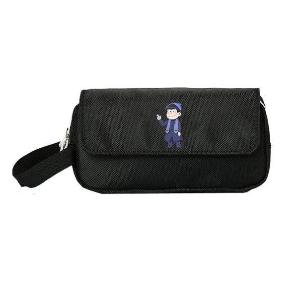 

osomatsu-san pencill case women cosmetic cases makeup bag child girls student double zipper pecill bag handbag purse new