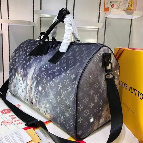 

6440 l v plaid large capacity women travel bag famou cla ical de igner men houlder duffel bag carry luggage keepall
