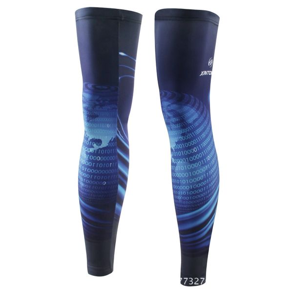 

2015 anti-slip xintown women men bike bicycle cycling running sleeve sun uv protection guard knee s-3xl cc4238, Black
