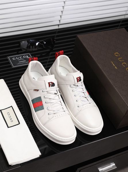 

fast delivery high-end luxury men's casual sports shoes triple fashion design brand platform men's shoes vintage stripes size: 38, Black