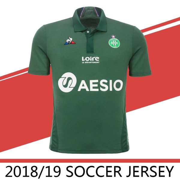 

2018 19 ligue 1 a aint etienne jer ey home occer jer ey football hirt 18 19 aint etienne home men occer jer ey football hirt