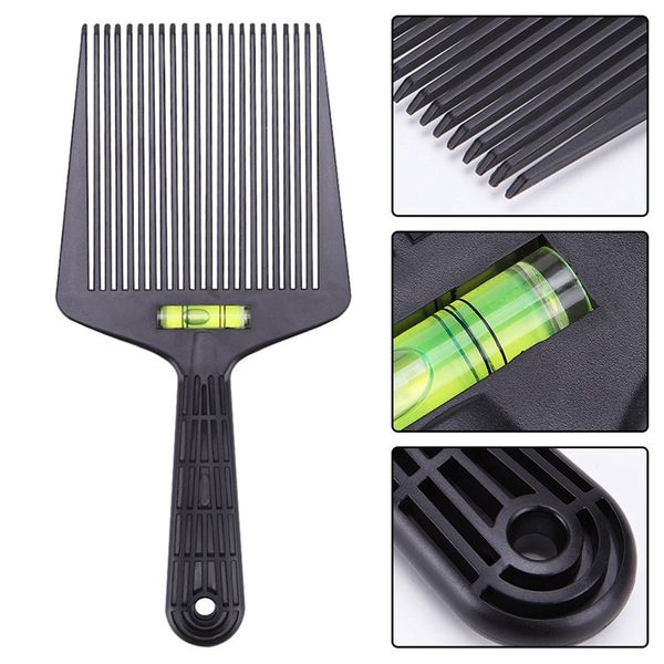 

afro hair comb hair fork comb insert hairdressing curly brush hairbrush styling tool for men & women 26.7*12.5cm, Silver