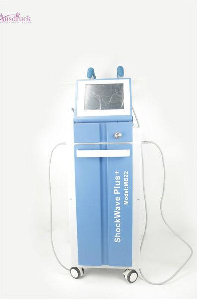 

uk dhl shipping 2handle more powerful pain treatment electri shockwave therapy equipment bullet barrel shock wave therapy machine