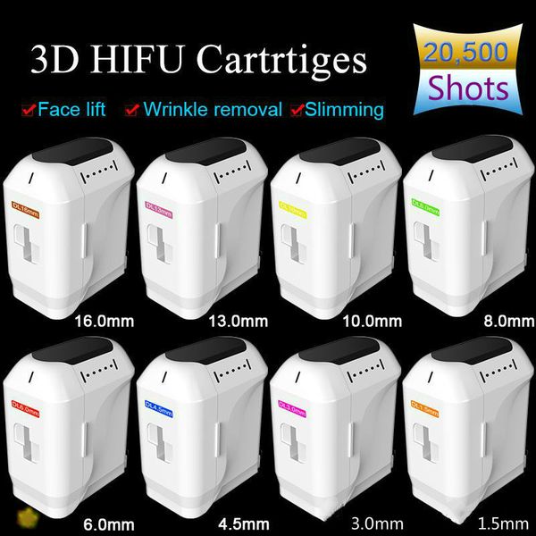

accessories & parts 3d hifu subsidiary supplies 10000 s hifu cartridge face lifting body shape wrinkle removal once press 11 lines each cart