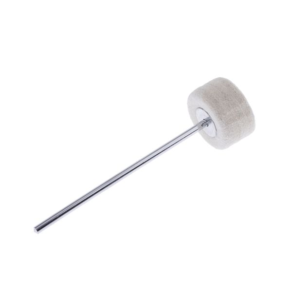 

percussion stick strike bass drum beater mallet, 7.87inchx 1.96inch, white
