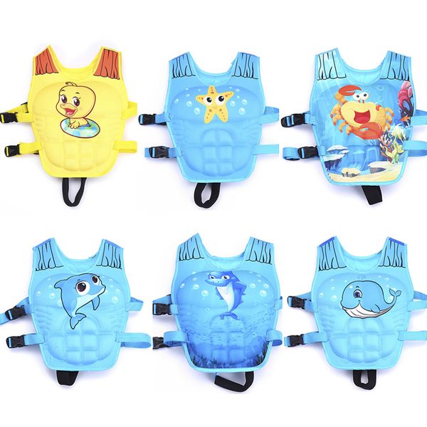 

kids life jacket floating vest boy swimsuit sunscreen floating power swimming pool accessorie ring for drifting boating lifevest