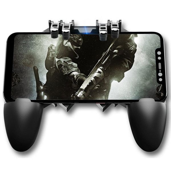 

ak66 mobile game controller gaming trigger joystick gamepad console for pubg l1r1 phone game tools