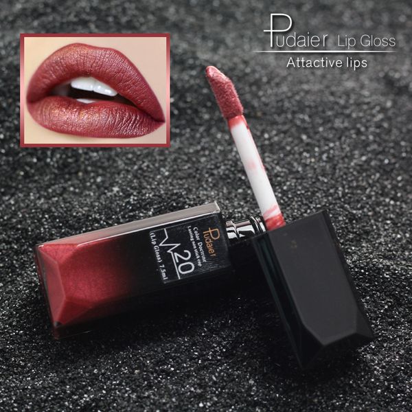 

pudaier waterproof batom matte lipstick velvet red lip tint liquid lipgloss makeup long lasting glitter lip gloss cosmetics