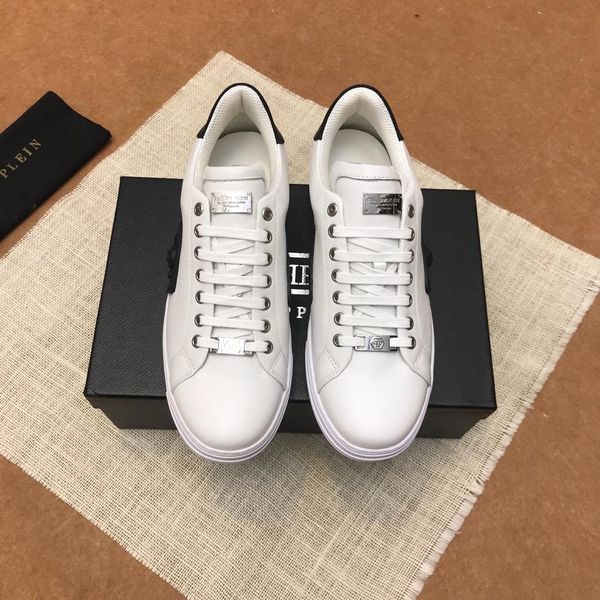 

2020 men's casual shoes fashion male designer sneakers running shoes leather party prom shoes, Black