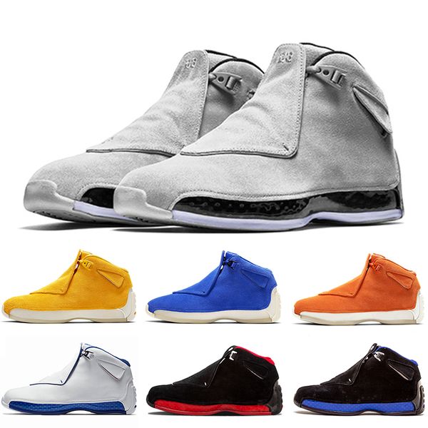 

2019 jumpman 18s basketball shoes men gold suede countdown pack toro og asg bred xviii trainers tennis man fashion sports shoe