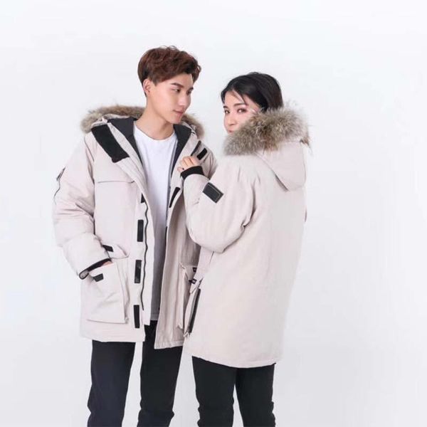 

brand designer men's down jacket wind workwear new style parka down jacket short thickening outdoor warm winter coat
