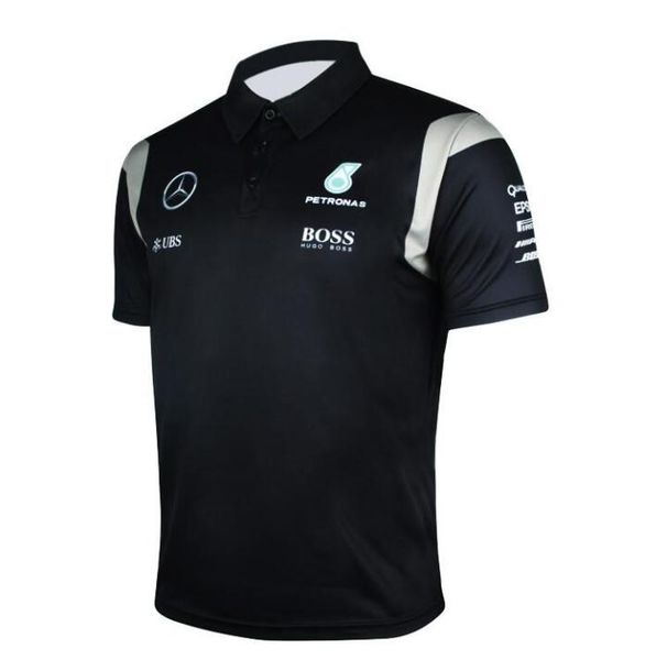 

f1 formula one amg team short sleeve lapel t-shirt polo shirt new ferrari men's short sleeve quick dry polyester jersey shorts