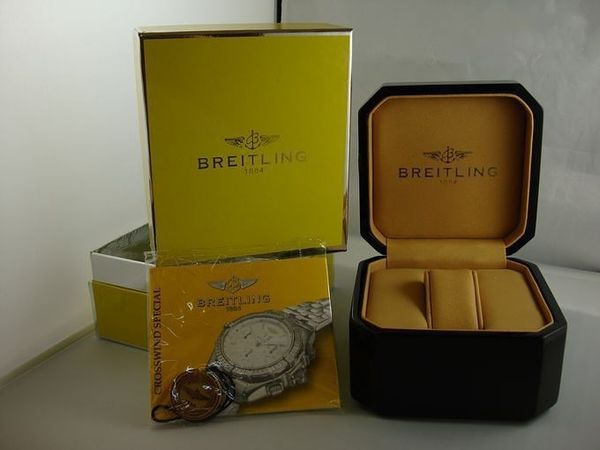 

new luxury swiss top brand оригинальная коробка для бумаги breitling часы буклет карты mans наручные часы коробки на английском языке для му, Black;blue