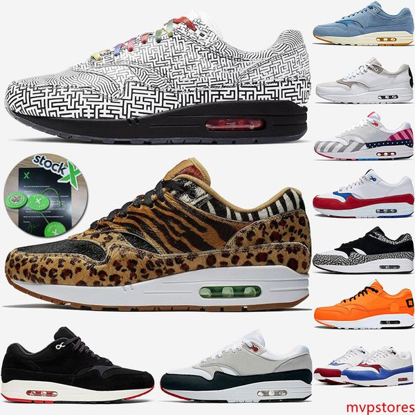 

2020 animal pack tokyo maze bred 87 running shoes men women 1 anniversary royal patch atomic teal parra what the sneaker stock x