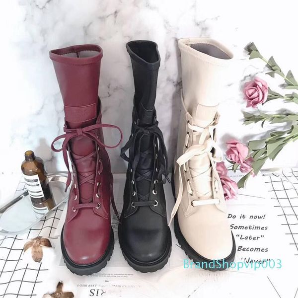 

ang 2019 new classic fashion luxury designer women s boots leather ankle boots original packing box dust bag shoes ing, Black