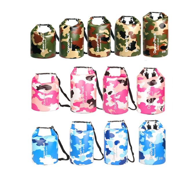 

pvc 5l 10l 20l outdoor swimming waterproof dry bag storage for man women swim rafting kayak diving floating kickboards
