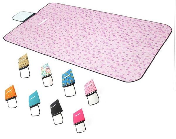 

new picnic mats 150*200cm multicolorful foldable moistureproof portable camping pads waterproof beach hiking blanket good quality