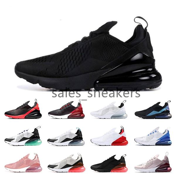 

2020 270 running shoes for mens triple black white oreo bred p blue university red barely rose womens sports sneakers trainers