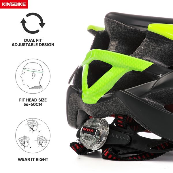 

kingbike bicycle helmet casco mtb cycling helmet visor capacete ciclismo mtb mountain road bike helmets integrally molded helmet cycling hel