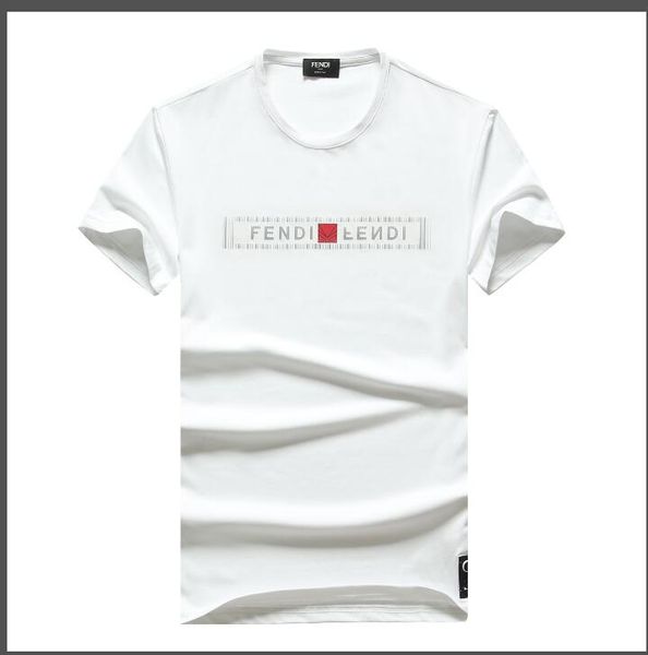 

2020 new fashion summer t-shirt men round collar t-shirt fashion brand letter print men brand short sleeve t-shirt size -3xl, White;black