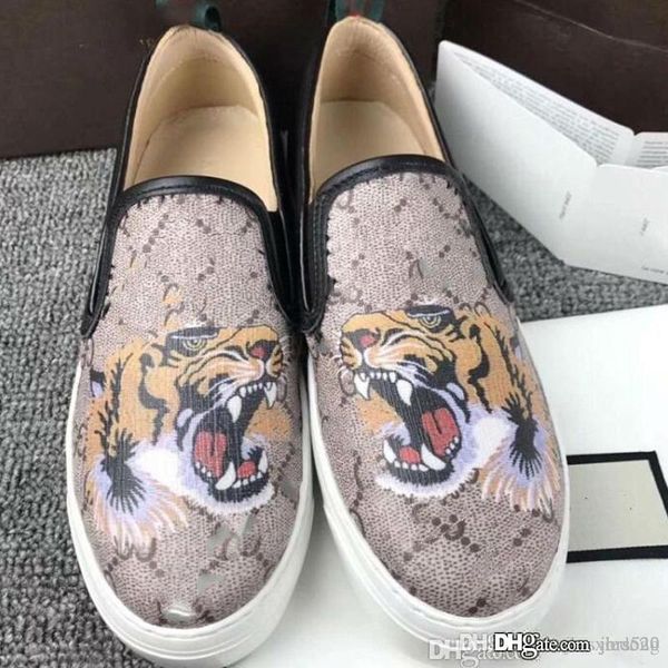 

designs leather boat shoes loafer dress flower print sneaker luxury party wedding casual shoes letter flat bottomed embroidery lazy shoes 41, Black