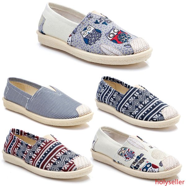 

2020 non-brand vintage women shoes slip on espadrilles chaussures flats casual canvas shoes classic loafers sneakers 36-40 item#10