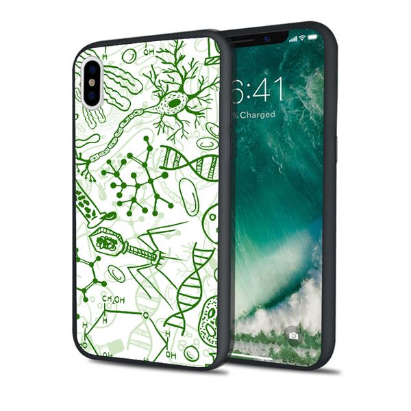 

coque biology pattern case for iphone 11 pro xs max xr 8 7 6s plus 5s se 5 case soft silicone cover.
