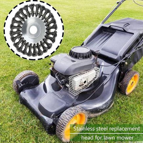 

universal brush rotary joint twist knot steel wire wheel brush disc stainless steel garden tool for home and garden