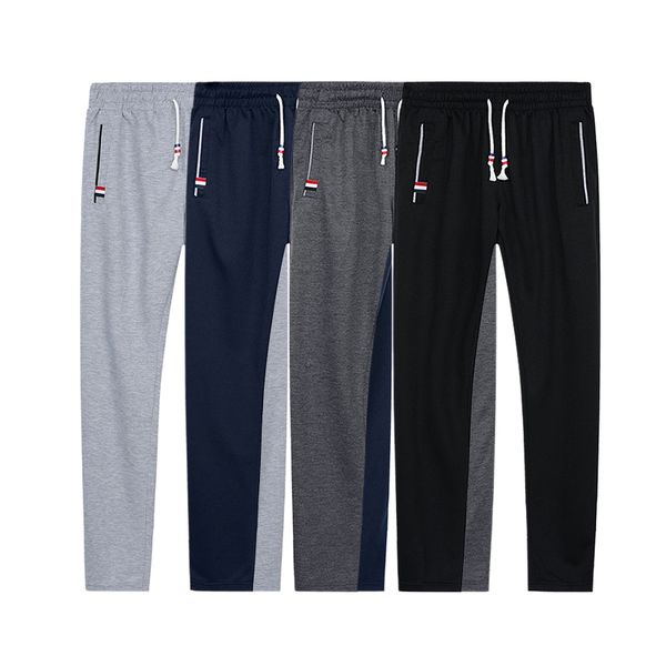 

men pencil pants harem 2019 casual sweatpants mens elastic joggers tracksuit bottoms fitness cotton loose male trousers pants, Black