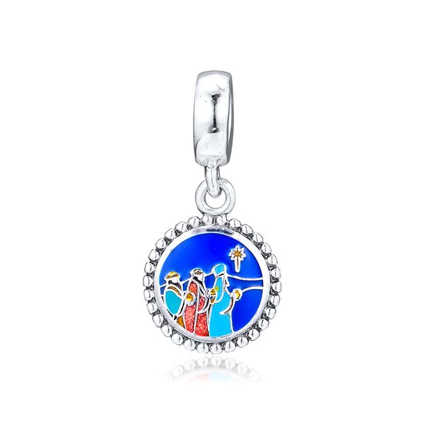 

925 sterling silver metal bead mixed enamel arab dangle charm fit pandora style charms beads bracelets necklace diy making jewelry for women, Bronze;silver