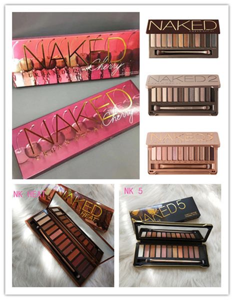 

Naked makeup eye hadow palette eye hadow pallet 12 color nude 1 2 3 5 heat cherry decay makeup naked palette