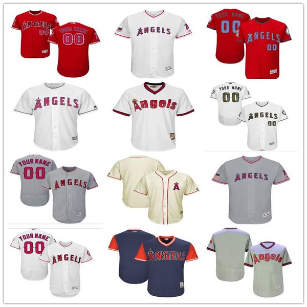 

2018 cu tom men 039 women youth lo angele angel jer ey any your name and your number home blue grey white kid girl ba eball jer ey