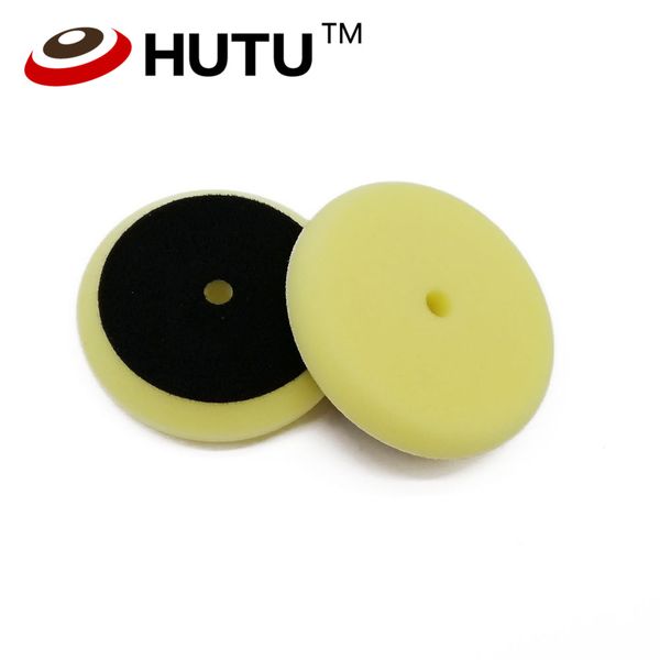 

3inch car polish foam pads 80mm foam polishing pad for car polisher ro/da/air polisher polyester yellow medium cutting pad