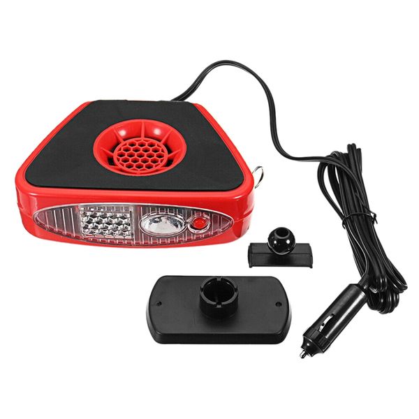 

12v 150w portable car heater fan van boat warmer defroster heating cooling fan