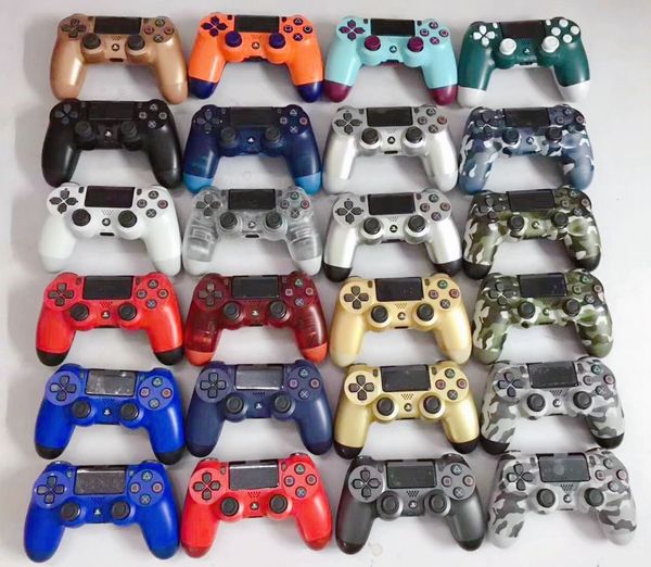 

wireless bluetooth controller for ps4 vibration joystick gamepad game controller for sony play station with retail box controlador