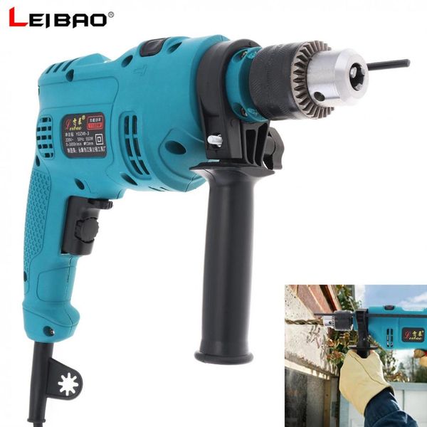 

220v 550w handheld impact electric pistol drill with dualuse variable speed switch and drill chuck for handling screws/punching
