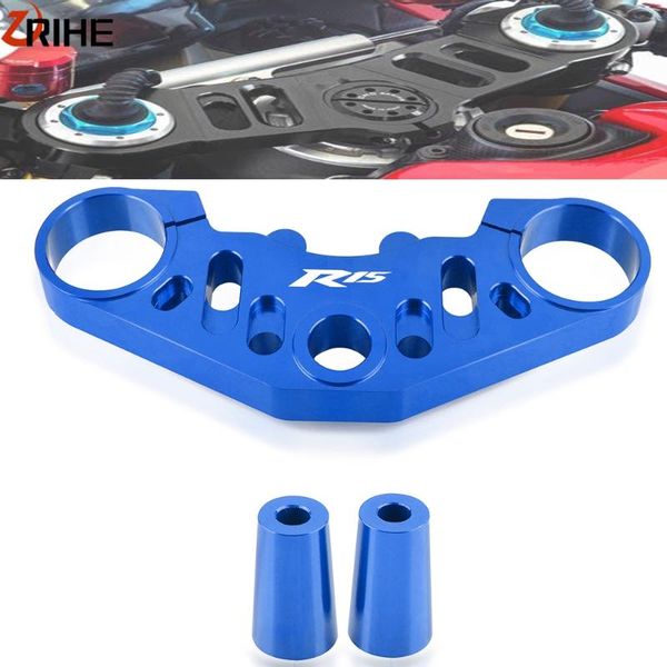 

yzf r15 v3 2019 2018 motorcycle front triple tree upper triple clamp for yzf r15 v3 2017-2020performance clamp