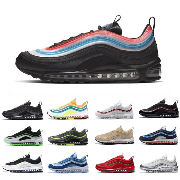 

97 neon seoul mens outdoor running shoes sliver bullet laser fuchsia lx anthracite undefeated triple white balck women sports sneakers 36-45