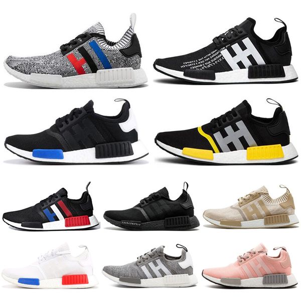 

classic primeknit r1 running shoes solar red black japan white thunder mens women sports luxury shoes designer sneakers trainers 36-45, White;red