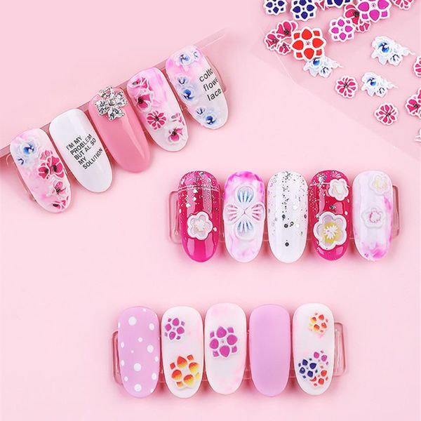 

diy nails art sticker 5d nail beauty applique embossed water paste decal, Black