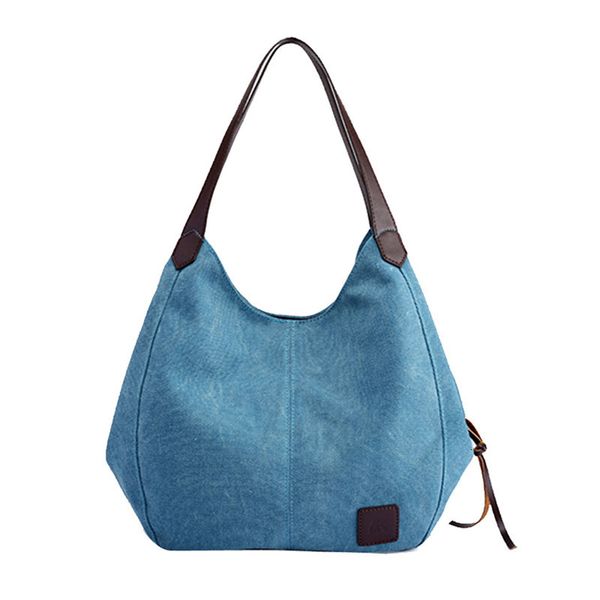 

women's canvas handbags vintage female hobos single shoulder bags 2019 new design handbag cross body