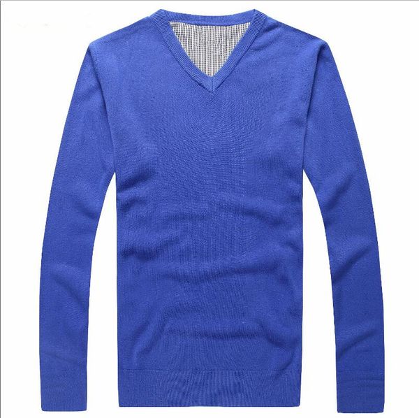 

2019 new pt25685 autumn brand sweater man 100% cotton cashmere knitted warm pullovers v-neck long sleeve standard sweaters jumper, White;black