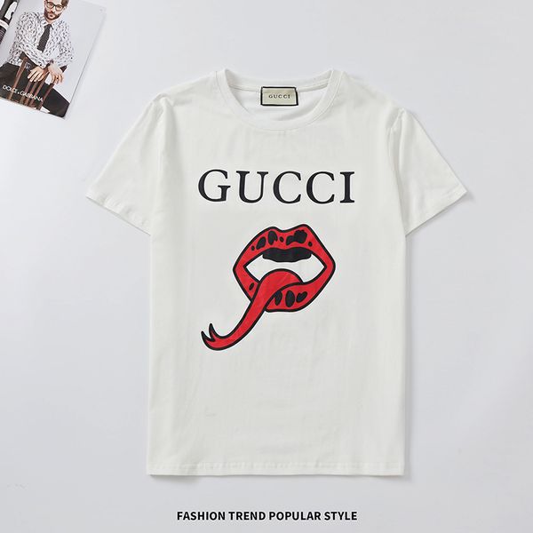 

new designer t shirts mens clothing brand tee shirt fashion summer tide braned letters printed luxury men shirt clothing -2xl, White;black