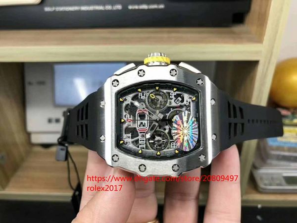 

sell like mens basel world kv date n mens watch eta 7750 forge steel case button yellow chronograph automatic men sport wristwatches, Slivery;brown